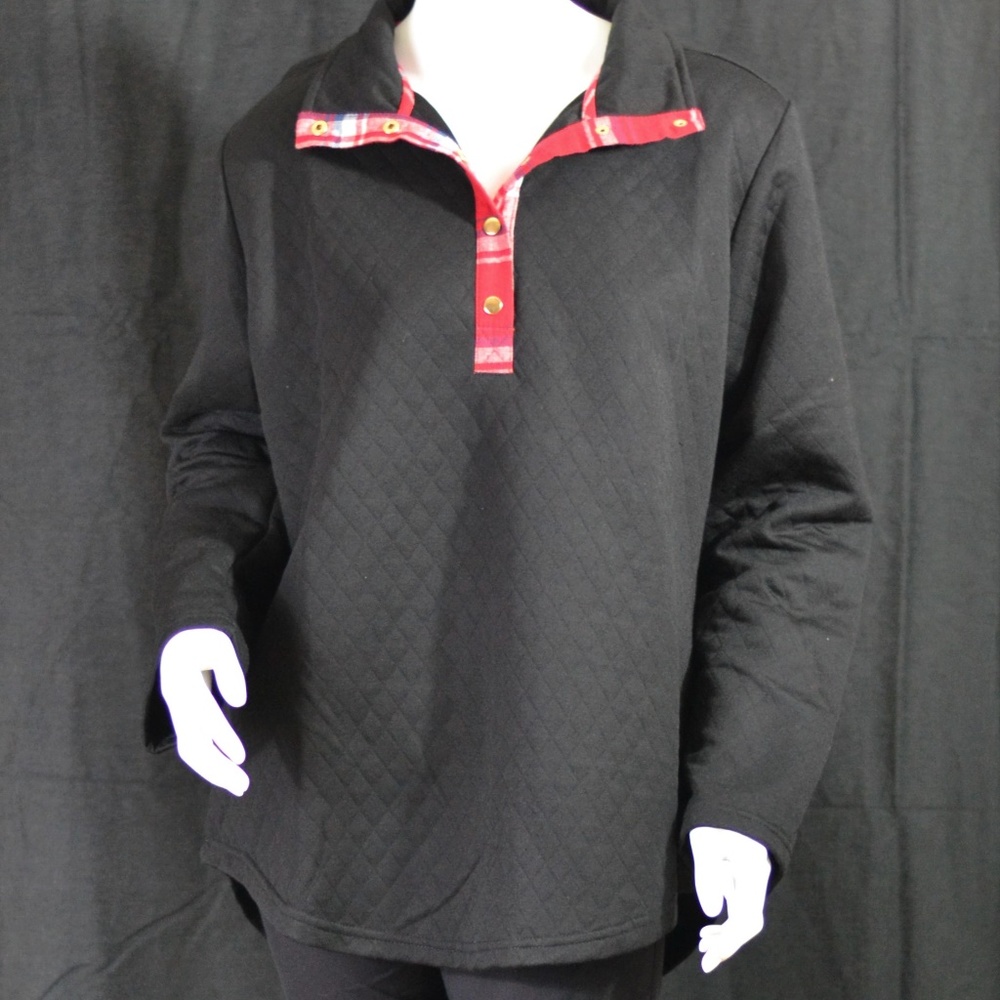 Lana Pullover Red and Black